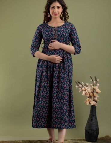 Nevy Blue Feeding Kurti