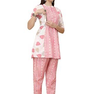 Feeding Kurti Pant Set with Zip