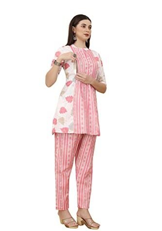 Feeding Kurti Pant Set with Zip